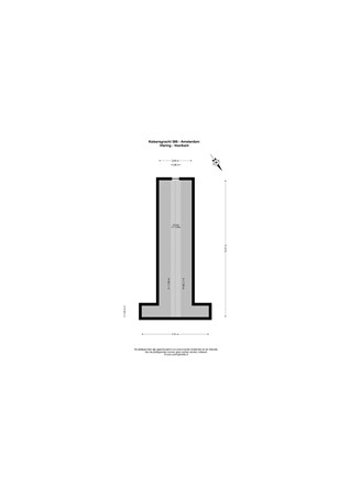 Plattegrond - Keizersgracht 584-586, 1017 EN Amsterdam - 219_215_Keizersgracht 586 - Amsterdam - Vierde verdieping - 2D.jpg